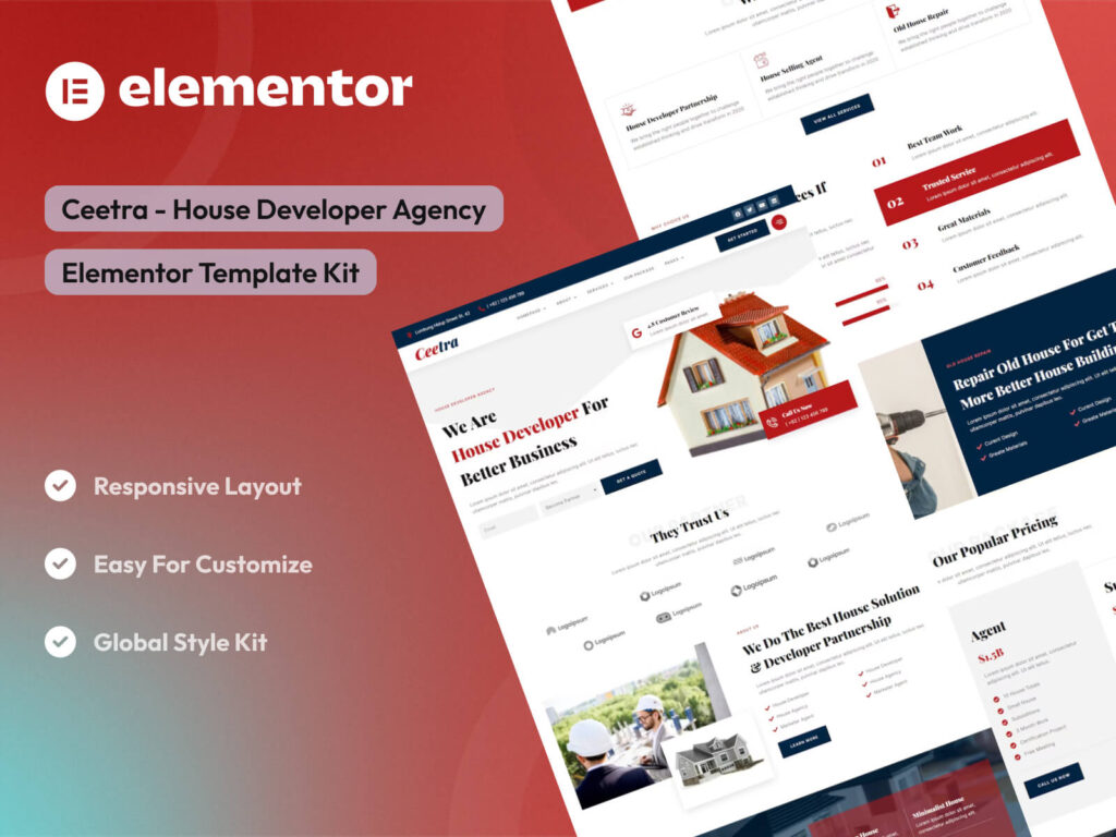 Ceetra - House Developer Agency Elementor Template Kit